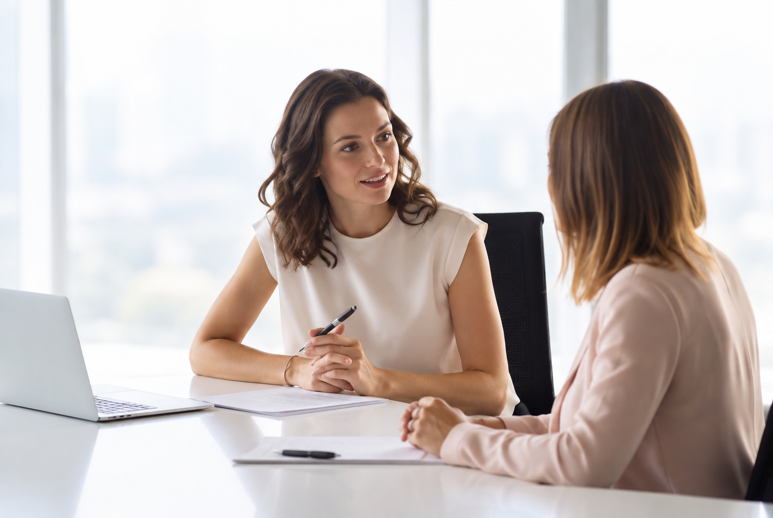 An illustrative personal business consultation